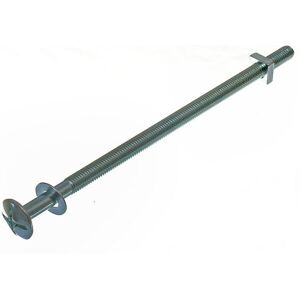 Onestopdiy New 100 X Roofing Bolts Cross Head + Square Nut Zp Zinc Plated 8mm M8 180mm - On Onestopdiy New 100 X Roofing Bolts Cross Head + Square Nut Zp Zinc Plated 8mm M8 180mm - On