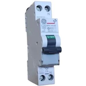 Ge Power Epc451nc20-Int Aut 1p N 20a 4 500a//6ka C 1m Ge Power Epc451nc20-Int Aut 1p N 20a 4 500a//6ka C 1m