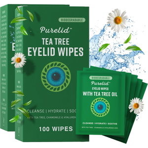 Does Not Apply Tea Tree Eyelid Wipes – 100 Tea Tree Oil Eye Wipes For People With Dry Eyes & Al Does Not Apply Tea Tree Eyelid Wipes – 100 Tea Tree Oil Eye Wipes For People With Dry Eyes & Al