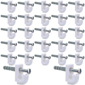 Sodial 5x(Down Wall Clips- 30 Sets Wire Shelf Brackets Loop Clips-Closet Shelves4682 Sodial 5x(Down Wall Clips- 30 Sets Wire Shelf Brackets Loop Clips-Closet Shelves4682
