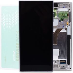 Amoled Screen Assembly Frame For Samsung Galaxy S22 Ultra Replacement White Uk Amoled Screen Assembly Frame For Samsung Galaxy S22 Ultra Replacement White Uk