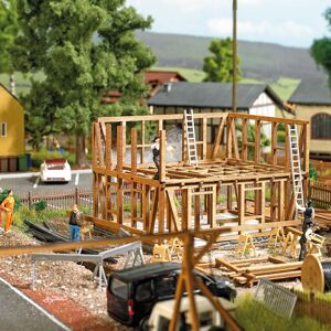 Busch 1371 Wooden Fachwerk House Kit - H0 Scale Model Building Busch 1371 Wooden Fachwerk House Kit - H0 Scale Model Building