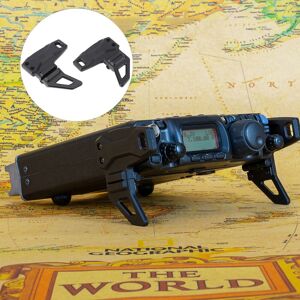 Radio Bracket Anodized Lfack For Ft-818nd 817nd Radio Windcamp❀ Radio Bracket Anodized Lfack For Ft-818nd 817nd Radio Windcamp❀