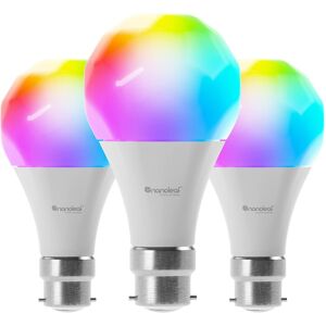 Nanoleaf Essentials Pack De 3 Ampoules Led B22 Connectées Rgbw - Lampes Intel... Nanoleaf Essentials Pack De 3 Ampoules Led B22 Connectées Rgbw - Lampes Intel...