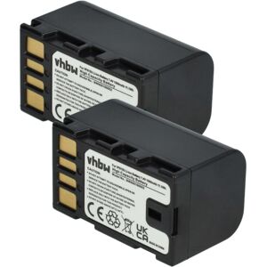 Vhbw 2x Battery For Jvc Gr-D745 Gr-D720 Gr-D720ex Gr-D740 Gr-D740ex Gr-D725 1400mah Vhbw 2x Battery For Jvc Gr-D745 Gr-D720 Gr-D720ex Gr-D740 Gr-D740ex Gr-D725 1400mah