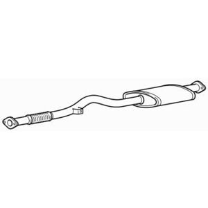 Premium Centre Exhaust Silencer For Nissan Bluebird Turbo Executive 1.8 (1987-1988) Premium Centre Exhaust Silencer For Nissan Bluebird Turbo Executive 1.8 (1987-1988)