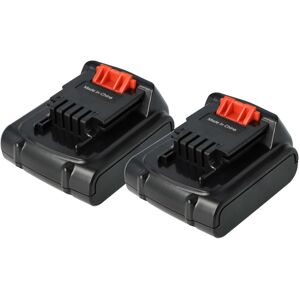 Vhbw 2x Battery For Black & Decker Lst220 Mfl143k Mfl143kb Lmt16sb-2 2ah 14.4v Vhbw 2x Battery For Black & Decker Lst220 Mfl143k Mfl143kb Lmt16sb-2 2ah 14.4v