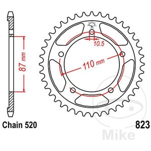 Jt Sprockets 34073-Compatible With Suzuki Sv 650 A Abs 76 Cv, 56 Kw 2cil. Cx1236 L7 Bastidore Jt Sprockets 34073-Compatible With Suzuki Sv 650 A Abs 76 Cv, 56 Kw 2cil. Cx1236 L7 Bastidore