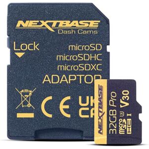 NextBase 32gb U3 Micro Sd Card - Includes Micro Sd-To-Sd Adapter - Ultra High Sp NextBase 32gb U3 Micro Sd Card - Includes Micro Sd-To-Sd Adapter - Ultra High Sp