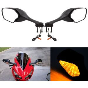 Keepdsgn Motorcycle Mirrors Amber + Turn Signals Smoke Lens For Honda Cbr1000rr 2008-2012 Keepdsgn Motorcycle Mirrors Amber + Turn Signals Smoke Lens For Honda Cbr1000rr 2008-2012