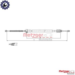 Metzger Cable Pull Parking Brake 11.6598 For Renault Clio/ii/mk/mio Lutecia 1.5l 4cyl Metzger Cable Pull Parking Brake 11.6598 For Renault Clio/ii/mk/mio Lutecia 1.5l 4cyl