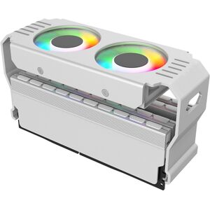 Sodial 2x(Pc Case Memory Module Argb Cooler Ddr3 To Ddr5 5v 3pin Pwm 4pin Light2219 Sodial 2x(Pc Case Memory Module Argb Cooler Ddr3 To Ddr5 5v 3pin Pwm 4pin Light2219