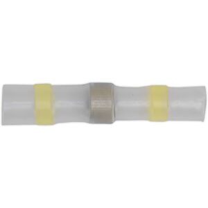 Sealey Heat Shrink Butt Connector 12-10 AWG Yellow - Solder Terminal Pack of 25 Sealey Heat Shrink Butt Connector 12-10 AWG Yellow - Solder Terminal Pack of 25
