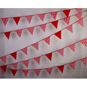 The Cotton Bunting Company 100% Cotton-Shades Of Red-10m/33 10m/33 Double Sided Flags - Cotton Bunting Co The Cotton Bunting Company 100% Cotton-Shades Of Red-10m/33 10m/33 Double Sided Flags - Cotton Bunting Co