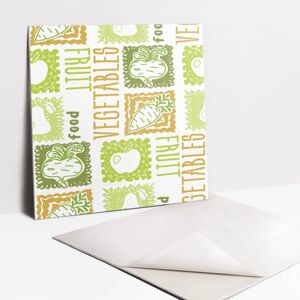 Tulup Self-Adhesive Pvc Splashback Decorative Kitchen Tile Vegetables And Fruits 30x30 Tulup Self-Adhesive Pvc Splashback Decorative Kitchen Tile Vegetables And Fruits 30x30