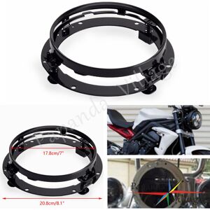 Papandacycle 7inch Headlight Ring Mounting Bracket Kits Black Fits Harley Touring Softail Papandacycle 7inch Headlight Ring Mounting Bracket Kits Black Fits Harley Touring Softail