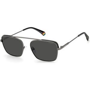 Polaroid - Pld 6131/s R80 Matte Ruthenium 56/16/145 Unisex Polaroid - Pld 6131/s R80 Matte Ruthenium 56/16/145 Unisex