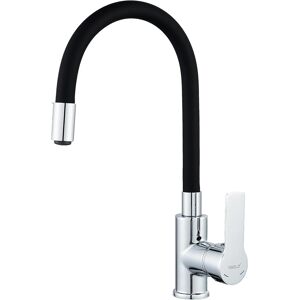 Flexible Kitchen Sink Mixer Tap Single Lever Black And Chrome Kitchen Tap With F Flexible Kitchen Sink Mixer Tap Single Lever Black And Chrome Kitchen Tap With F