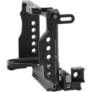 Video Camera Cage Rig 1/4 Inch Thread Cold Shoe Port Full Camera Cage For Baj Video Camera Cage Rig 1/4 Inch Thread Cold Shoe Port Full Camera Cage For Baj