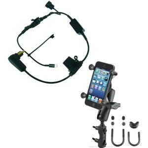 Buybits Power Din Extended Brake/clutch Reservoir U-Bolt Mount For Iphone 6s & Buybits Power Din Extended Brake/clutch Reservoir U-Bolt Mount For Iphone 6s &