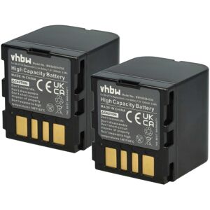 Vhbw 2x Battery For Jvc Gr-D270eg Gr-D270e Gr-D270 Gr-D270us Gr-D270ex 1200mah Vhbw 2x Battery For Jvc Gr-D270eg Gr-D270e Gr-D270 Gr-D270us Gr-D270ex 1200mah