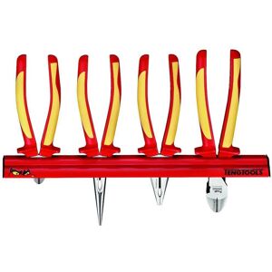 Teng Tools Insulated Plier Set Wall Rack 4 Pieces Teng Tools Insulated Plier Set Wall Rack 4 Pieces