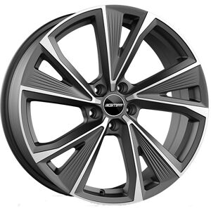 Alloy Wheel Gmp Evento For Seat Ibiza 7.5x18 5x100 Matt Anthracite Diamond Xbw Alloy Wheel Gmp Evento For Seat Ibiza 7.5x18 5x100 Matt Anthracite Diamond Xbw