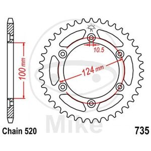 Jt Crown Z45 520 D.Int. 100 727.88.07 Ducati 800 Supersport 2003-2004 Jt Crown Z45 520 D.Int. 100 727.88.07 Ducati 800 Supersport 2003-2004