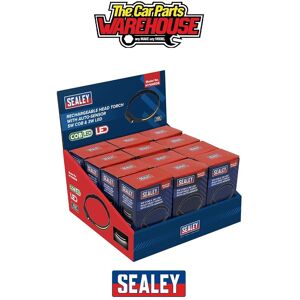 Sealey Ht104rdb Rechargeable Head Torch Auto-Sensor 5w Cob & 3w Led Box Of 12 Sealey Ht104rdb Rechargeable Head Torch Auto-Sensor 5w Cob & 3w Led Box Of 12