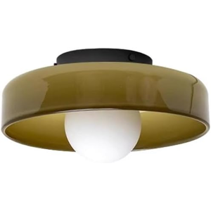 Does Not Apply Large Green Glass Flush Mount Ceiling Light 13.7\" Nordic Orange White Kitchen Cl Does Not Apply Large Green Glass Flush Mount Ceiling Light 13.7\" Nordic Orange White Kitchen Cl