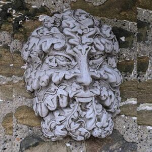 Osn Stone Cast Large Leaf Male Wall Plaque Osn Stone Cast Large Leaf Male Wall Plaque