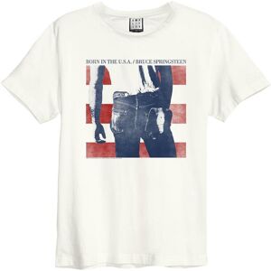 Amplified Unisex Adult Born In The Usa Bruce Springsteen T-S3xl Vintage White G Amplified Unisex Adult Born In The Usa Bruce Springsteen T-S3xl Vintage White G