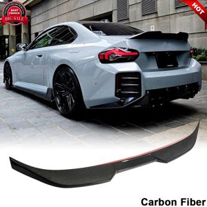 Carmotoring For Bmw G42 G87 M2 M235i 240i Coupe 22up Real Carbon Rear Trunk Spoiler Wing Lip Carmotoring For Bmw G42 G87 M2 M235i 240i Coupe 22up Real Carbon Rear Trunk Spoiler Wing Lip
