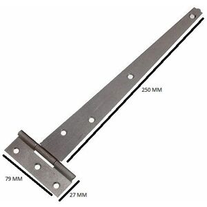 Onestopdiy Steel T Hinge 10 Inch - Gate Shed Door - Pack of 50 Onestopdiy Steel T Hinge 10 Inch - Gate Shed Door - Pack of 50