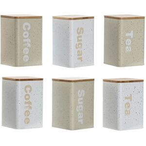 Tin Home ESPRIT Beige Grey - Home Storage Tin Home ESPRIT Beige Grey - Home Storage