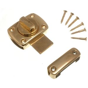 New 5 X Thumbturn Bathroom / Cupboard Door Latch Eb Brass Plated - Onestopdiy - New 5 X Thumbturn Bathroom / Cupboard Door Latch Eb Brass Plated - Onestopdiy -
