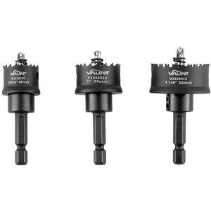 Vaunt V1323015 3 Piece Bi-Metal Impact Holesaw Set 20mm, 25mm, 32mm Vaunt V1323015 3 Piece Bi-Metal Impact Holesaw Set 20mm, 25mm, 32mm