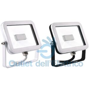 Bot Lighting Srl Miami20bw Led Projector 20w - 3000k - White/silver Bot Lighting Srl Miami20bw Led Projector 20w - 3000k - White/silver