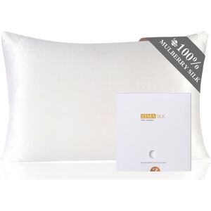 100% Mulberry Silk Pillowcase For Hair And Skin Health, Both Sides 19 Momme Prem 100% Mulberry Silk Pillowcase For Hair And Skin Health, Both Sides 19 Momme Prem