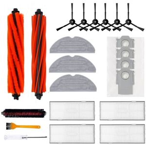 Sodial 4x(22pcs For S8 Pro Ultra Robot Vacuum Cleaner Dual Main Brush2654 Sodial 4x(22pcs For S8 Pro Ultra Robot Vacuum Cleaner Dual Main Brush2654