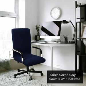 Piccocasa Office Chair Cover Swivel Chair Protector Navy Blue Medium Piccocasa Office Chair Cover Swivel Chair Protector Navy Blue Medium