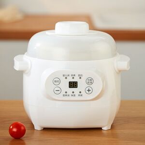 Eu Plug Electric Stew Pot 1l 200w Ceramic Liner Versatile Electric Stew Cooker Eu Plug Electric Stew Pot 1l 200w Ceramic Liner Versatile Electric Stew Cooker