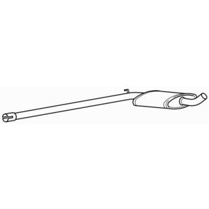 Premium Quality Centre Exhaust Middle Silencer For Seat Toledo 1f/abn/ez 1.6 (1991-1992) Premium Quality Centre Exhaust Middle Silencer For Seat Toledo 1f/abn/ez 1.6 (1991-1992)