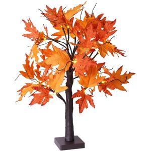 Sodial 3x(Autumn Decoration 60cm Light Tree + Autumn Leaves Decoration For Table2419 Sodial 3x(Autumn Decoration 60cm Light Tree + Autumn Leaves Decoration For Table2419