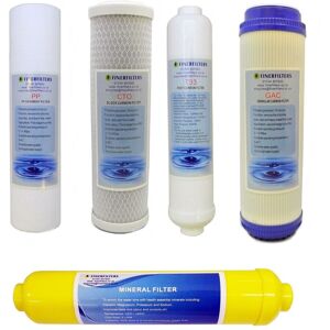 Finerfilters Ro Filter Pack And Remineral Filter For 6 Stage Ro Filter Units Finerfilters Ro Filter Pack And Remineral Filter For 6 Stage Ro Filter Units