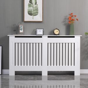 Avc Designs Large Modern Radiator Cover Vertical Slats White Inc Warranty Avc Designs Large Modern Radiator Cover Vertical Slats White Inc Warranty