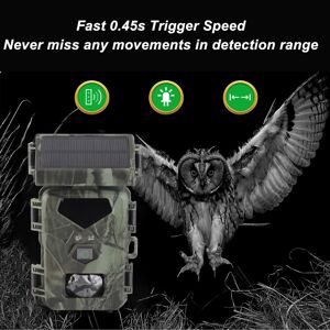 Solar Trail Camera 1080p 30fps 20mp Game Camera 60° Detection Angle Night V New Solar Trail Camera 1080p 30fps 20mp Game Camera 60° Detection Angle Night V New