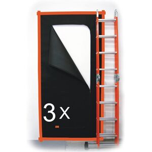 Safecore 3 Pack - Anti-Dust Zip Door, Dust Door Cover, Made From Thick 220 Cm X Safecore 3 Pack - Anti-Dust Zip Door, Dust Door Cover, Made From Thick 220 Cm X