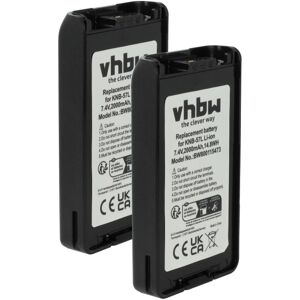 Vhbw 2x Battery For Kenwood Tk-3360m Tk-3360e Tk-3360 Tk-3178 2000mah Vhbw 2x Battery For Kenwood Tk-3360m Tk-3360e Tk-3360 Tk-3178 2000mah