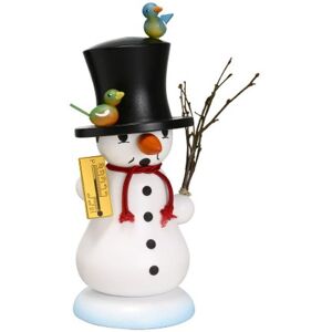 Erzgebirgische Volkskunst Drechslerei Schalling Smoker Figure Snowman Schmelzi With Bird Lxhxw 7.5x18x8.5cm New Smoker Man Ra Erzgebirgische Volkskunst Drechslerei Schalling Smoker Figure Snowman Schmelzi With Bird Lxhxw 7.5x18x8.5cm New Smoker Man Ra